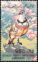 LIBIË 11 - Dieren: vogels (patrijs), Ophalen of Verzenden, Postfris, Dier of Natuur