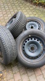 Winterbanden op stalen velg, Auto-onderdelen, Banden en Velgen, Ophalen of Verzenden, Winterbanden, Banden en Velgen