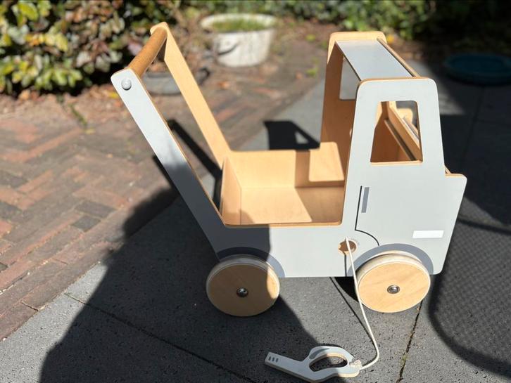 Houten loopwagen / truck van Smallstuff, Kinderen en Baby's, Speelgoed | Houten speelgoed, Zo goed als nieuw, Duw- of Trekspeelgoed