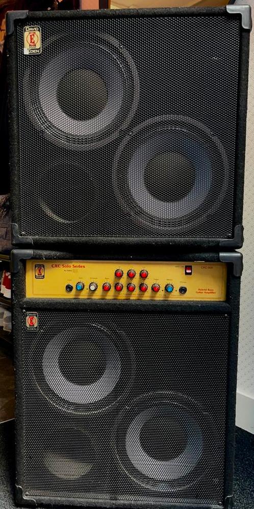David Eden Bascombo cxc300 basversterker + extra cab 2x10”, Muziek en Instrumenten, Versterkers | Bas en Gitaar, Gebruikt, Basgitaar