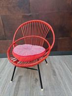 Rotan stoeltje met kussen, Kinderen en Baby's, Kinderkamer | Tafels en Stoelen, Gebruikt, Ophalen, Stoel(en)