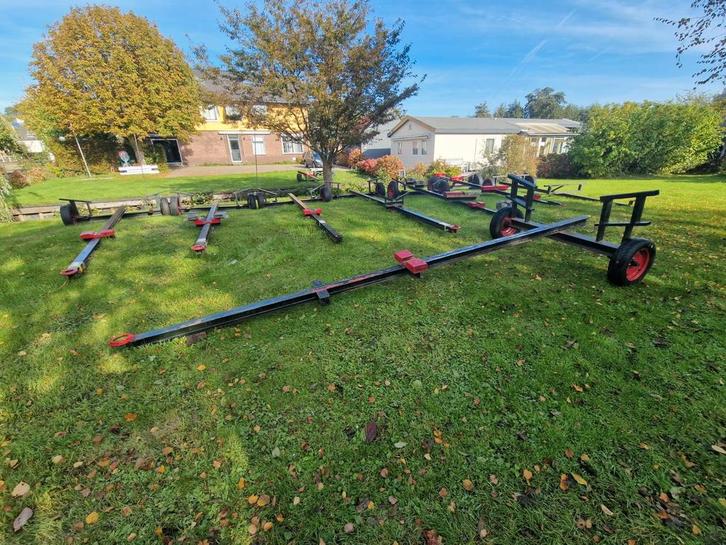 Stallingstrailer stallings bok bootkar, Watersport en Boten, Boottrailers, Zo goed als nieuw, Sloepentrailer, Minder dan 1500 kg