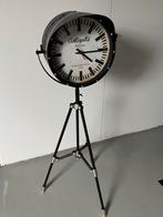 Zgan industriële staande klok 116 cm hoog, Ophalen of Verzenden, Zo goed als nieuw, Staande klok