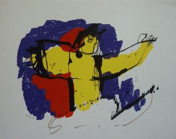 Herman Brood zeefdruk 'de zegende' beschikbaar voor biedingen