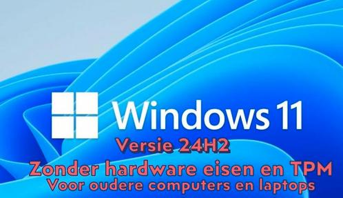 Download link Windows 11 Home / Pro NL voor oudere computers, Computers en Software, Besturingssoftware, Nieuw, Windows, Verzenden