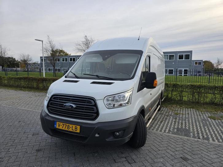 Ford Transit 2.0D 96KW 2018, Auto's, Bestelauto's, Bedrijf, Ford, Diesel, Euro 6, Handgeschakeld, Origineel Nederlands, Wit, Grijs