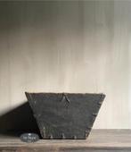 Oud houten rijstbak handvat bak hout stoer sober landelijk, Verzenden, Nieuw