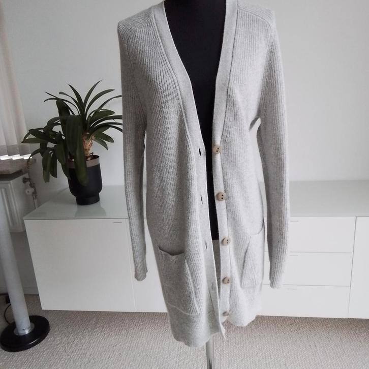 Licht grijs vest Levi's maat S z.g.a.n., Kleding | Dames, Truien en Vesten, Zo goed als nieuw, Maat 38/40 (M), Grijs, Ophalen of Verzenden