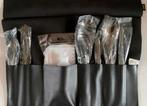 Mikamax garneerset in leren etui - chef plating tool set, Ophalen of Verzenden, Nieuw, Rvs of Chroom