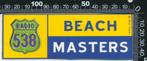 Sticker: Radio 538 - Beach Masters, Verzamelen, Ophalen of Verzenden, Zo goed als nieuw, Film, Tv of Omroep