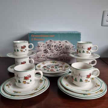 Kun-Lun kerstontbijt servies voor 6 pers / 18-delig beschikbaar voor biedingen
