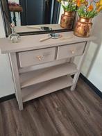 wandtafel/sidetable met lades en onder plateau!!!, Ophalen, Zo goed als nieuw, 25 tot 50 cm, Rechthoekig