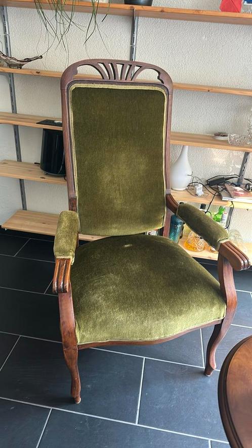 (Grootvaders) Stoel, Antiek en Kunst, Antiek | Meubels | Stoelen en Banken, Ophalen of Verzenden