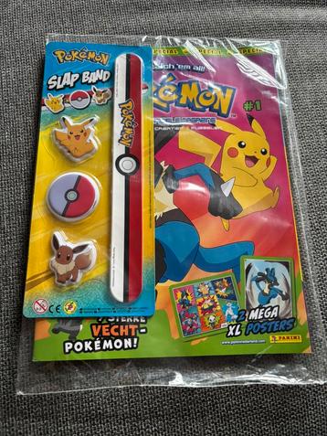 Pokémon Tijdschrift met Slap Band - Nieuw! beschikbaar voor biedingen