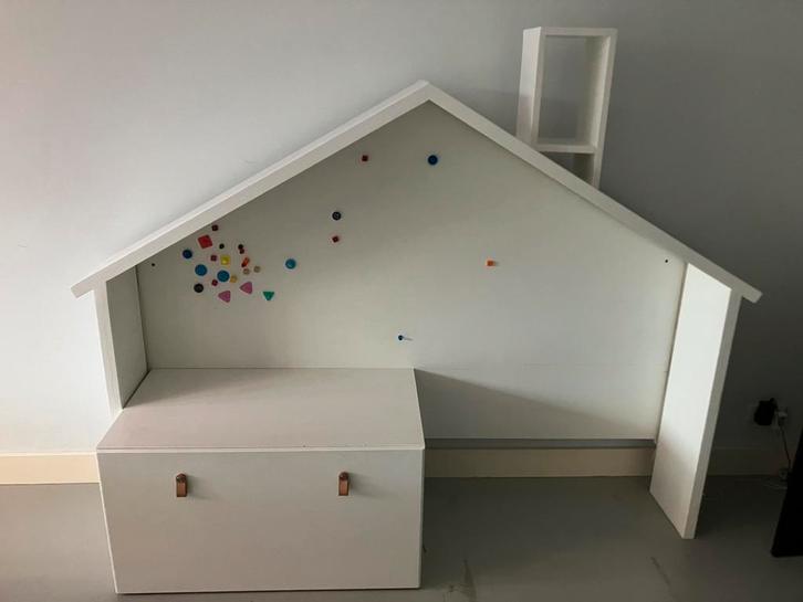 Huisje van hout als decoratie, Huis en Inrichting, Woonaccessoires | Wanddecoraties, Gebruikt, Ophalen