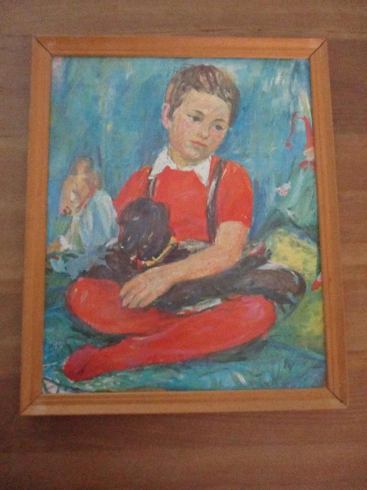 Reproductie - Magda Bittner-Simmet, Tatjana S. (ingelijst), Huis en Inrichting, Woonaccessoires | Schilderijen, Tekeningen en Foto's