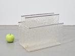 Vintage lectuurbak plexiglas chroom acrylic Regency eclectic, N, Ophalen of Verzenden, N, N