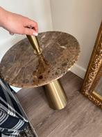 Small marble table brown Van Roon, Ophalen, Zo goed als nieuw, Rechthoekig, Minder dan 50 cm