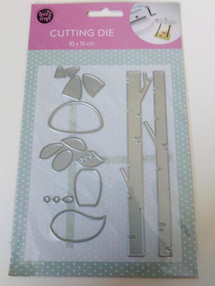 Snijmal vos, Hobby en Vrije tijd, Kaarten | Zelf maken, Nieuw, Pons of Mal, Dieren, Ophalen of Verzenden