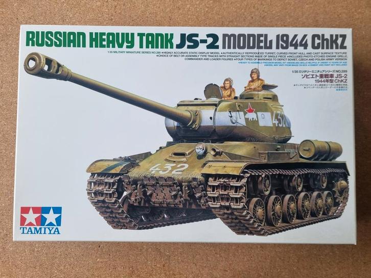 Tamiya 35289 JS-2 - is aan begonnen, Hobby en Vrije tijd, Modelbouw | Auto's en Voertuigen, Gebruikt, Tank, Groter dan 1:32, Tamiya