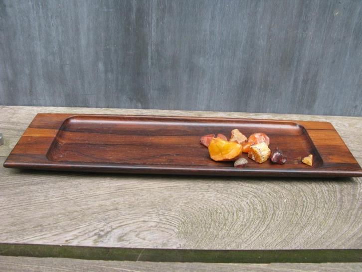 WOODART JEAN GILLON SCHAAL PALISANDER, Antiek en Kunst, Kunst | Designobjecten, Ophalen of Verzenden