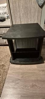 Zwart tv kastje, Huis en Inrichting, Kasten | Televisiemeubels, Ophalen, 50 tot 100 cm, Zo goed als nieuw, Minder dan 100 cm