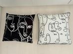 Sier kussens en Accessoires gezichten, Huis en Inrichting, Woonaccessoires | Overige, Ophalen, Zo goed als nieuw