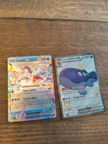 Clodsire EX en Lapras EX beschikbaar voor biedingen