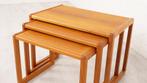 Mimiset | Nesting Tables | Teak | 1960, Huis en Inrichting, Tafels | Bijzettafels, 55 tot 75 cm, Minder dan 45 cm, Rechthoekig