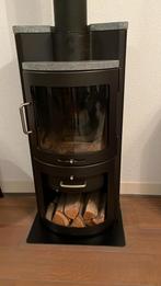 Houtkachel met pijp, Huis en Inrichting, Kachels, Ophalen, Gebruikt, Houtkachel, Vrijstaand