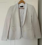 Massimo Duti one breasted creme kleurige blazer kort model, Maat 38/40 (M), Massimo Dutti, Beige, Ophalen of Verzenden