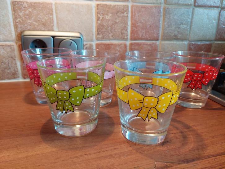Blond Amsterdam Glazen met Strikjes, Huis en Inrichting, Keuken | Servies, Zo goed als nieuw, Glas of Glazen, Blond Amsterdam