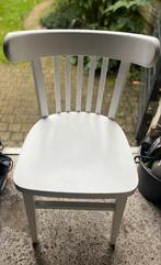 2 witte houte stoelen, Huis en Inrichting, Ophalen