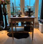 oud grenen tafeltje, 80x60x70 met laadje, Ophalen, Gebruikt, 50 tot 100 cm, Grenenhout