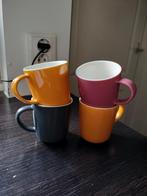 Hema koffiekopje 4x, Huis en Inrichting, Keuken | Servies, Ophalen of Verzenden, Zo goed als nieuw, Glas, Overige stijlen