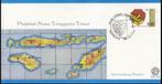 Indonesië 1982 - FDC SHP 122 -Wapens provincies en staat, Postzegels en Munten, Postzegels | Azië, Zuidoost-Azië, Verzenden, Postfris