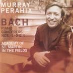 BACH Piano concertos nos. 1, 2 & 4 PERAHIA SONY, Ophalen of Verzenden, Barok, Gebruikt, Orkest of Ballet
