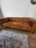 PTMD bank cognac, Ophalen, Driepersoons, 75 tot 100 cm, Zo goed als nieuw