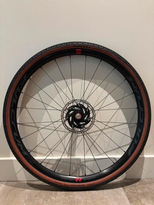 Gravel Bike wielset Fulcrum + Pirelli banden + Rotors, Fietsen en Brommers, Fietsonderdelen, Zo goed als nieuw, Algemeen, Wiel