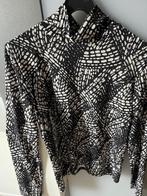 QUESTION mooi zwart/creme shirt met lange mouwen maat XL, Zwart, Maat 46/48 (XL) of groter, Ophalen of Verzenden, Zo goed als nieuw