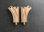 Houten spoorweg wissels, per set, Kinderen en Baby's, Speelgoed | Houten speelgoed, Ophalen, Zo goed als nieuw