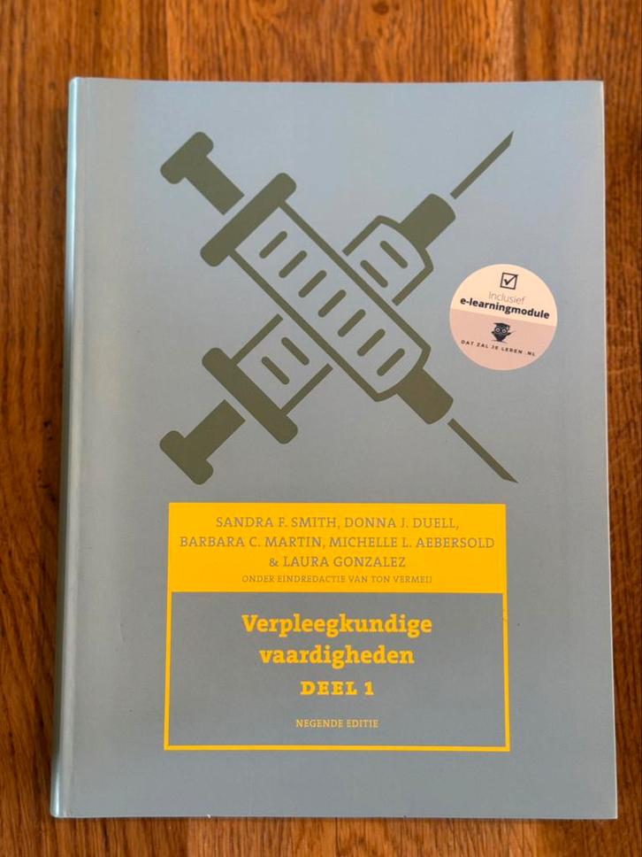 Verpleegkundige vaardigheden, deel 1, 9e editie met datzalje, Boeken, Schoolboeken, Zo goed als nieuw, Nederlands, Overige niveaus