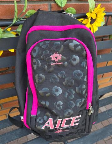 wedstrijd hockey tas als nieuw, Gryphor AICE zwart-roze beschikbaar voor biedingen