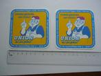 sticker oud UNION fietsen garantie retro strip, Verzamelen, Verzenden, Zo goed als nieuw, Bedrijf of Vereniging