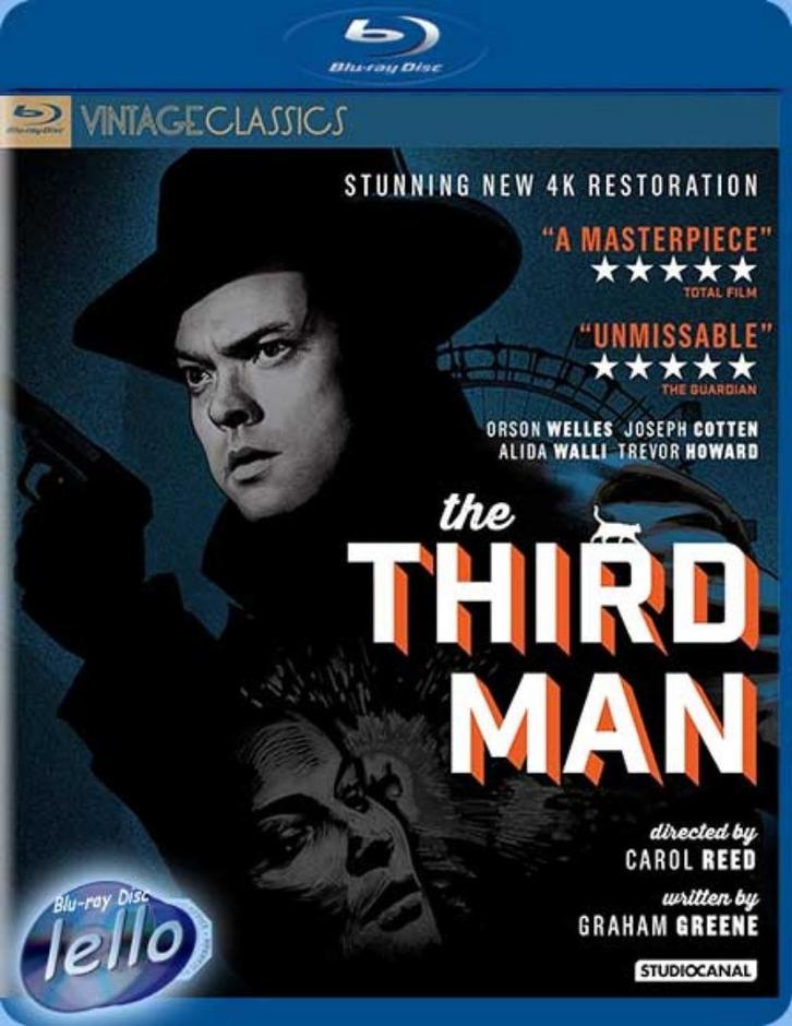 Blu-ray: The Third Man (1949 Joseph Cotten, Orson Welles) UK, Cd's en Dvd's, Blu-ray, Nieuw in verpakking, Thrillers en Misdaad