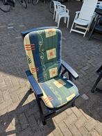 4 Tuinstoelen met Kussens - Zomerklaar!, Ophalen, Gebruikt, Kunststof, Inklapbaar