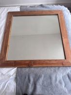 Hout Spiegel 1mx1m, Huis en Inrichting, Woonaccessoires | Spiegels, Ophalen, Zo goed als nieuw, Vierkant, 100 tot 150 cm