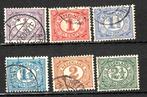 769 nvph 50-55 cijferzegels 1899-1913 gebruikt zie scan, Postzegels en Munten, Postzegels | Nederland, Ophalen of Verzenden, T/m 1940