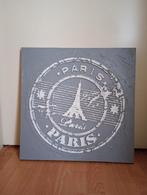 Canvas schilderij paris, Huis en Inrichting, Woonaccessoires | Wanddecoraties, Ophalen of Verzenden, Zo goed als nieuw