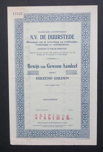 De Duurstede, Vruchtensappen - Wijk bij Duurstede 1946 beschikbaar voor biedingen